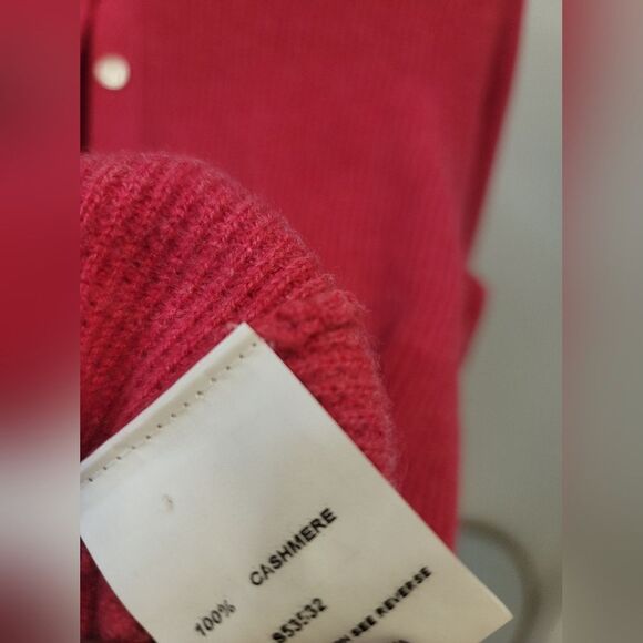 ANN MASHBURN 100% CASHMERE PINK SWEATER Xs - Picture 4 of 5
